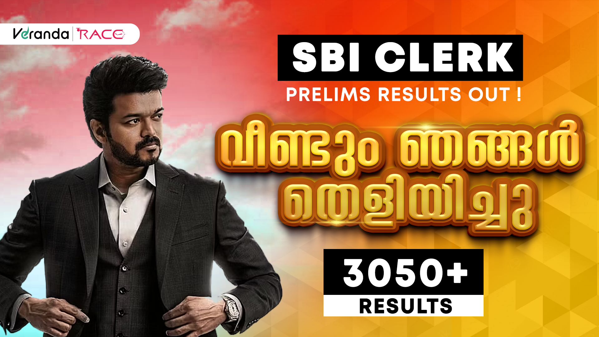 Overall 3500 + results in Kerala and Tamilnadu